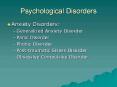 Psychological Disorders PowerPoint PPT Presentation