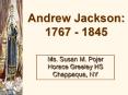 Andrew%20Jackson PowerPoint PPT Presentation