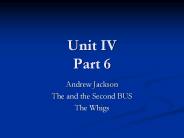 Unit IV Part 6