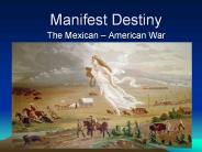 Manifest Destiny