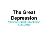 The Great Depression