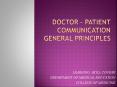DOCTOR  PowerPoint PPT Presentation