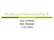 Results and Discussion (Part 3)