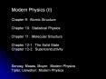 Modern Physics (II) PowerPoint PPT Presentation