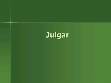 Julgar