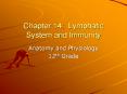Chapter 14: Lymphatic System and Immunity PowerPoint PPT Presentation