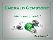 Where Are emeralds Gemstone Found In The World?