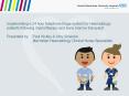 Implementing a 24 hour telephone triage system for Haematology patients following chemotherapy and bone marrow transplant. Presented by: Paul Hickey PowerPoint PPT Presentation