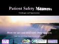 Patient Safety Matters PowerPoint PPT Presentation