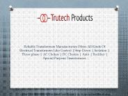 Control Transformer Manufacturers India