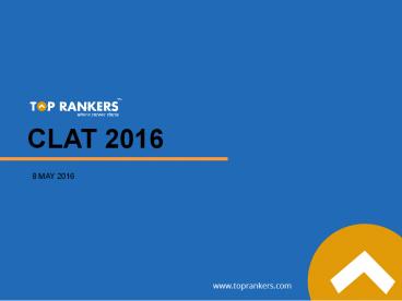 LAW Entrance Exams 2016 - Clat Free Online Exam Practice & Preparation Tests