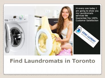 Most Friendly and Popular Toronto Coin Laundromat
