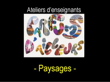 Ateliers d