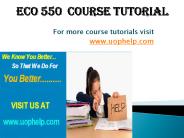 ECO 550 Squared Instruction Uophelp
