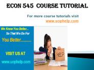 ECON 545 Squared Instruction Uophelp