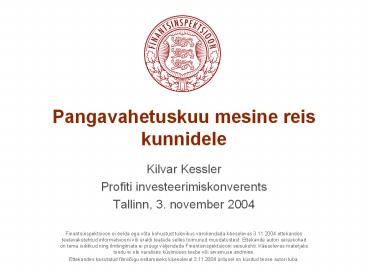 Pangavahetuskuu mesine reis kunnidele