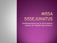 Missa sissejuhatus