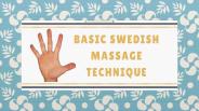 5 Basic Swedish Massage Technique