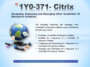 Citrix 1Y0-371 Test Questions PDF