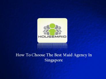 On-Line Maid Information