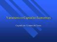 Variations in Capitalist Economies PowerPoint PPT Presentation