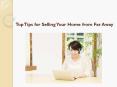 Top Tips for Selling your Home From far Away PowerPoint PPT Presentation