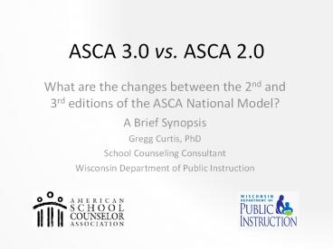 ASCA 3.0 vs. ASCA 2.0