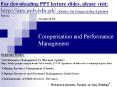 Compensation and Performance Management PowerPoint PPT Presentation