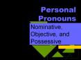Personal Pronouns PowerPoint PPT Presentation