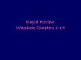 Rapid Review: Wheelock Chapters 1-14 PowerPoint PPT Presentation