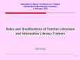 Information Literacy Training for IL Trainers Universitas Pelita Harapan, Karawaci 4 February 2010 PowerPoint PPT Presentation