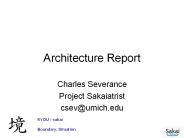 Architecture Report