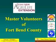 Master Volunteers of Fort Bend County