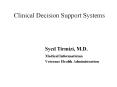 Clinical%20Decision%20Support%20Systems PowerPoint PPT Presentation
