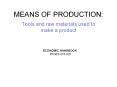 MEANS OF PRODUCTION: PowerPoint PPT Presentation