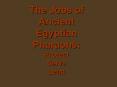 The%20Jobs%20of%20Ancient%20Egyptian%20Pharaohs:%20Protect%20Serve%20Lead PowerPoint PPT Presentation