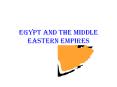 Egypt and the Middle Eastern Empires PowerPoint PPT Presentation