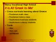 Mercy Vocational High School It is All Greek to Me! PowerPoint PPT Presentation