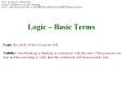 Logic  PowerPoint PPT Presentation