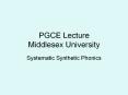 PGCE Lecture Middlesex University PowerPoint PPT Presentation