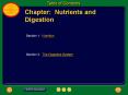 Chapter: Nutrients and Digestion PowerPoint PPT Presentation