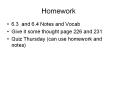Homework PowerPoint PPT Presentation