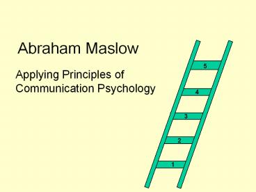 Abraham Maslow