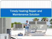 Timely Heating Repair and Maintenance Solution