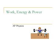 Work, Energy