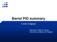 Barrel PID summary PowerPoint PPT Presentation