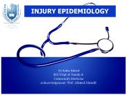 INJURY EPIDEMIOLOGY