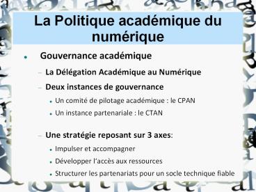 La Politique acad
