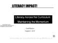 LITERACY IMPACT! PowerPoint PPT Presentation