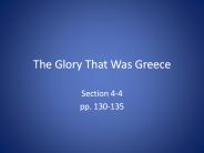 The Glory That Was Greece